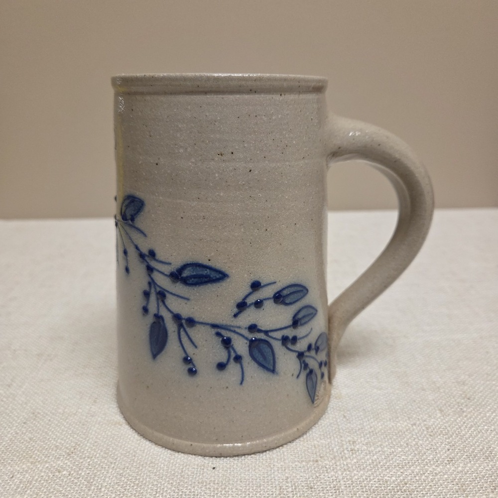 Salmon Falls Vine Stoneware Pottery Stein